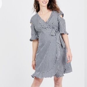 Collective Concepts Maternity Gingham Dress